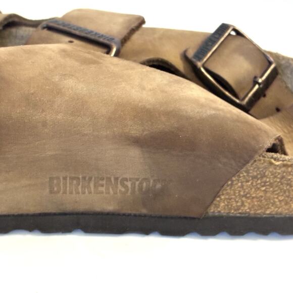 Birkenstock Milano Leather Slingback Sandals EU 38 (US 7–7.5) Brown - Picture 8 of 10